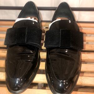 Zara black loafers